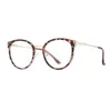 Sunglasses Glasses Woman Optical Eyeglasses Metal Legs And Acetate Rim Spectacles Optics Eyewear For Women Frame Cat-Eye Style