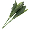 Flores decorativas 2pcs Adornos artificiales de Sansevieria Serpiente realista Fake Po Props