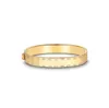 Bracciale rigido di design Oro rosa Argento Acciaio inossidabile Lusso Semplice modello a croce Fibbia Gioielli d'amore Bracciali da uomo da donna Bracciali da donna in oro