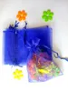 Jewelry Pouches 5000pcs 10 15cm Royal Blue Organza Gift Bag Packaging Display Bags Drawstring Pouch For Bracelets/necklace Mini Yarn