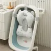 Sieci kąpielowe Born wanna Mata Mata prysznic Przenośne łóżko Baby Shower Air Baily Bezproces bez poślizgu mata netto mata pływająca podkładka bezpieczeństwa siedziska 231101