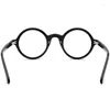 Solglasögon Lonsy Round Acetate Optical Reading Glasses Frame Män Kvinnor Retro Vintage Myopia receptbelagda glasögon.