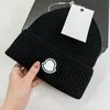 Designer Beanie Hiver Tricoté MONCLR Hommes Femmes Cap Italien À La Mode Chapeau Chaud Mode Hommes Stretch Laine Chapeaux pour Hommes Femmes