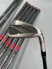 Klubbhuvuden Golfklubbar Steath Irons Set TLM 5-9.P.A.S Högerhänt Forged R/S/SR Flex Steel/Graphite Axel With Head Cover Ups DHL FedEx 231101