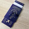 Biglietti d'auguri 35 pezzi Colori personalizzati Passaporto Invito a nozze Compleanno Anniversario Anno Festa Viaggio Invito con carta d'imbarco RSVP 231102