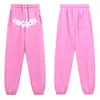 SP5Der Young Thug 555555 Mens Dames Hoodie Hoogwaardige schuimprint Spider Web Grafische roze sweatshirts Y2K -pullovers