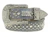 Cintura di alta moda Simon Belts per uomo Donna Cintura con diamanti lucenti Nero su nero Blu bianco multicolore con strass scintillanti come regalo1956034