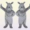 2020 Helt ny Rhino Mascot Costume Character Adult SZ 011426201