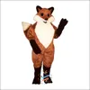 Profissional de alta qualidade inglês raposa trajes da mascote natal fantasia vestido de desenho animado personagem roupa terno adultos tamanho carnaval páscoa publicidade