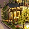 Puppenhaus-Zubehör, Gebäudemodell, 3D-Puzzle, Mini-DIY-Kit, Herstellung und Montage von Raumspielzeug, Heim-Schlafzimmer-Dekoration mit Möbeln, W 231102
