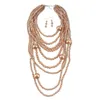 FY Europe et états-unis mode exagération multicouche collier de perles longue chaîne de pull bijoux Y200730228y