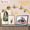 Digitalkameror Framo Picture Frame 101 Inch 32 GB Smart WiFi PO med 1280x800 IPS HD Touch Screen Wall Mountable 231101