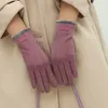 Damen-Designer-Handschuh, Winter-Touchscreen-Handschuhe, Plüsch- und dicke Fäustlinge für Männer und Mädchen, rutschfeste Touch-Strickhandschuhe aus reiner Wolle für Mädchen, warm halten, Geschenk