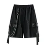 Mäns shorts herrshorts sommar casual modestil boardshort Bermuda manlig dragsko elastisk midja med kedje strand shorts män 230331