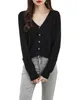 Women's Sweaters Cardigans for Sweater 100 Merino Wool Cardigan Autunm Winter V Neck Vintage Soft Long Sleeve Knit y2k Clothing 231101