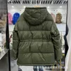 Parkas femininas para baixo 2023 inverno coreano casaco quente para baixo jaqueta feminina curta de comprimento médio espessado com capuz cinched laço-up casaco quente l231102