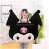 2022 Stuffed Animals 50Cm Wholesale Cartoon Plush Toys Lovely Kuromi Pillow Dolls Drop Delivery Dharc