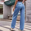 Jeans pour femmes Y2K taille haute femmes Denim Cargo pantalon ample Streetwear pantalon à la mode personnalité de la mode drapé dames jean 231102