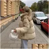 Women'S Fur Faux Womens Jackets Winter Fleece Jacket Women Shearling Outerwear Coats Female Suede Coat Men Warm Thickened Lamb Puf Dhpbd