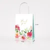 Gift Wrap BD032 12st Sweet Wedding Rose Flower Birthday Party Portable Souvenir Candy Packing Tote Paper Bags Baby S