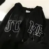 Kvinnors jackor abrini kvinnor brev tryckt zip förtjockar cardigan hoodie lösa fickor hösten vinter casual tröja streetwear hooded coat 231102