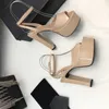 Super High Heel Women Sandals Fashion Sexy Leather Banquet обувь водонепроницаемые столы на рабочем месте густые каблуки Показать рыбную крошку высоту каблуки 13,5 см