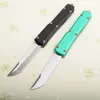 Specialerbjudande High End A5 Auto Tactical Knife D2 Satin Finish Hell Blade T6061 Handle Outdoor EDC Pocket Knives With Nylon Bag