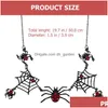 Pendant Necklaces Pendant Necklaces Set Spider Necklace Dangle Earring Party Costumes Jewelry Forpendant Drop Delivery Jewel Dhgarden Dh79R