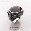 Cluster Rings Ring Tiger Eye & Skull 925 Sterling Silver Vintage Gift For Women Men Fine Jewelry