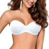 Bras Yandw Sexig underkläder Push Up Bh Big Breast 12 Cup Plus Size Women Silikon Stropplös Wed A B C D E F 70 75 80 85 90 95 231102