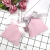 Other Event Party Supplies 50pcs Jewelry Velvet Bags With Ribbon Flannel Pouches Wedding Candy Gift Packing Christmas Decoration fee Custom 231102