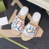 Braid Straw Slippers Designer Slipper Platform Sandaler Classic Flats Lazy Flip Flops Quiltade Slides Hotel Bath Shoes