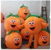 Halloween Pumpkin Mascot Kostuum Hoogwaardige cartoon Groente PLUSH THEME THEMA Karakter volwassen maat Kerstcarnaval Verjaardagsfeestje Fancy Outfit