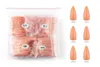 500pcsbag Professional False Nails Long Stiletto Tips Acrylic Press On Fake Nails Candy Color Full Cover Nail Art Manicure3835171