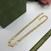 Topkwaliteit brass dames designer ketting hanger armband luxe oorbellen mode sieraden kerstcadeau zonder doos gn-068