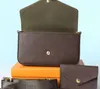 Designer-Umhängetasche, süße Dame, Schultertaschen, Münzgeldbörse, Messenger-Tasche, dreiteiliges Set