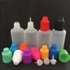 Empty Oil Bottle Plastic Dropper Bottles for juice 3ml 5ml 10ml 15ml 20ml 30ml 50ml 100ml 120ml With Childproof Cap Wholesale Cxxeo