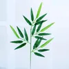 Flores decorativas Simulação de plantas artificiais de bambu para decoração quarto de jardim em casa e