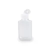 60ML plastic lege alcohol hervulbare fles gemakkelijk mee te nemen doorzichtige transparante PET-plastic handdesinfecterende flessen voor vloeistofreizen Pbdep