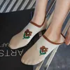 Women Socks Women's No Show Summer Breathable Casual Shallow Invisible Slippers Lady Trends Cute For Embroidery