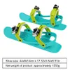 Crampons Mountaineering Crampons Mini krótkie łyżwy narciarskie Krótkie mini jeźdźca narciarskie Dorośli Dorośli Krótkie buty Snowblades Portable na WI