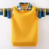 Pull Vêtements d'hiver pour enfants Vêtements pour garçons Pull Pull à tricoter Vêtements pour enfants Produits en coton Garder au chaud Pull garçon 231102