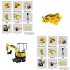 Large Machinery Equipment Wholesale Hinery Mini Excavator Accessories Drop Delivery Office School Business Industrial Dhqav