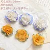 Haarspeldjes DIY sieraden bevindingen handgemaakte stof chiffon bloem patch sticker ornament accessoires 30st 36mm clip hoofdband decoratie