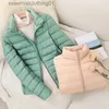 Parkas de plumón para mujer 10 colores Chaquetas acolchadas para mujer 2023 Nuevas llegadas Otoño Invierno Pato blanco Abajo Abrigo ultraligero empacable L231102