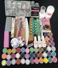 Nail Art Kits 500 Pcs Dicas Francesas Acrílico Power Manicure Kit Cortador Glitter File Brush Tool Set Gel7224406