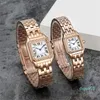 Fashion couple watches imported stainless steel quartz ladies elegant noble diamond table 50 meters waterproof deasiner watch