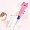 Baby Care Ear Spoon Light Child Ears Cleaning Earpick Wholesale Digging Luminous Dig Cartoon Spoons Drop Delivery Dhzse