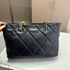 Sacola designer saco de diamante treliça feminina luxo casual bolsa grande bolsa de compras casual carteira corpo cruz