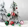 その他のイベントパーティーはクリスマスボールの装飾品6cm 3cmクリスマスツリーデコレーションプラスチック製の粉砕スノーフレークとクリスマスパーティーのためのハンギングループ付きスノーフレーク231102